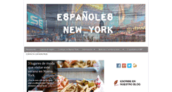 Desktop Screenshot of espanolesnewyork.com